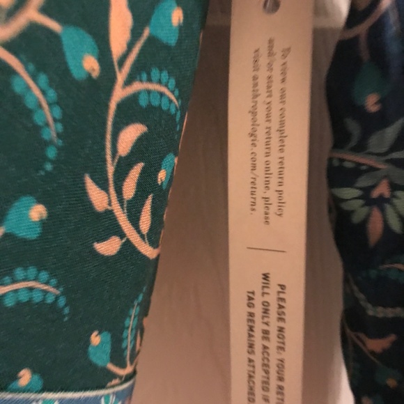 NWT Farm Rio for Anthropologie Blue Print Wrap Maxi Dress  sz XL - Picture 6 of 8